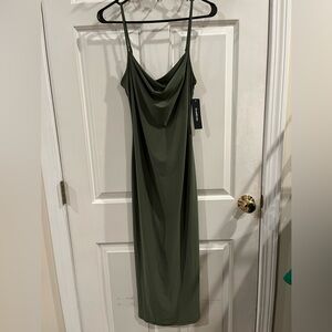 Olive green Bebe dress